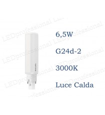 Lampadina LED Philips PLC 6,5w luce calda 3000k 2P G24d-2