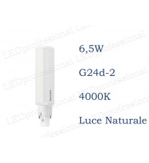 Lampadina LED Philips PLC 6,5w luce naturale 4000k 2P G24d-2