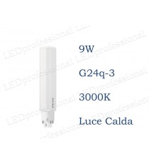 Lampadina LED Philips PLC 9w luce calda 3000k 4P G24q-3