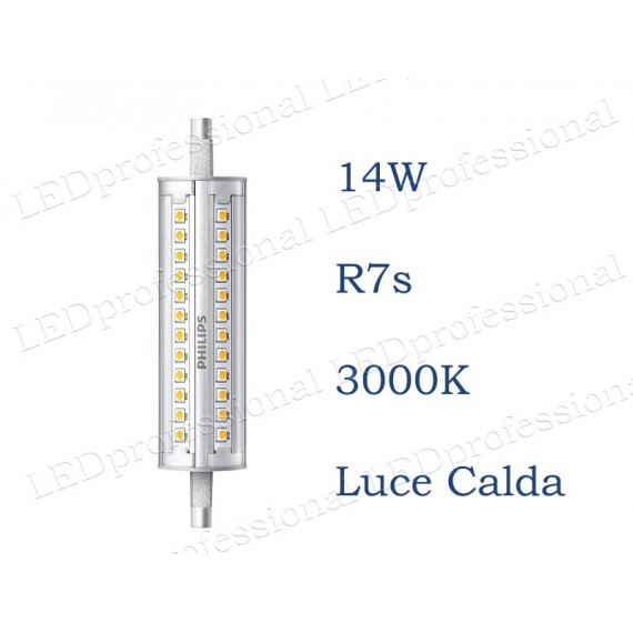 Lampadina LED Philips R7s 14W luce calda