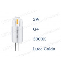 Lampadina LED Philips G4 2w luce calda 3000k