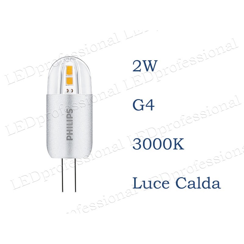 Lampadina LED Philips G4 2W luce calda