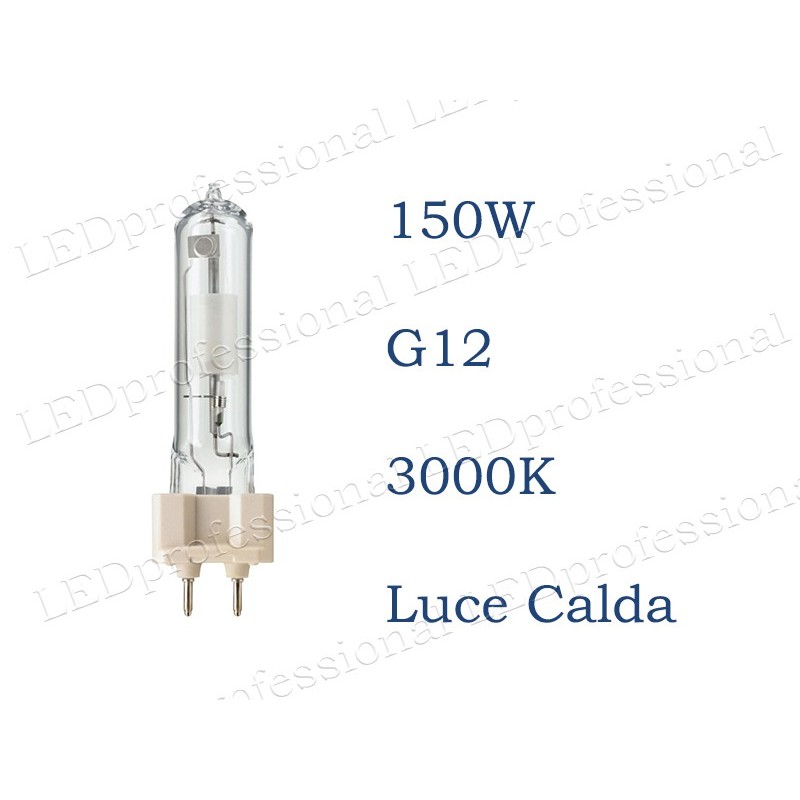 Philips Lampada CDM-T 150w 830 luce calda