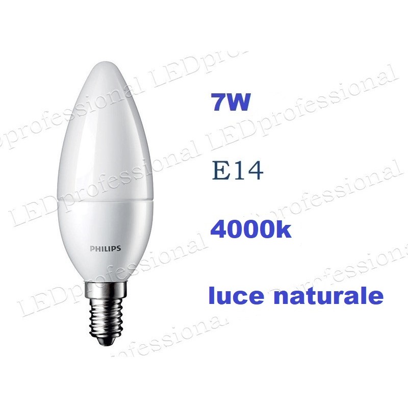 lampadina LED Philips 2w E14 luce calda