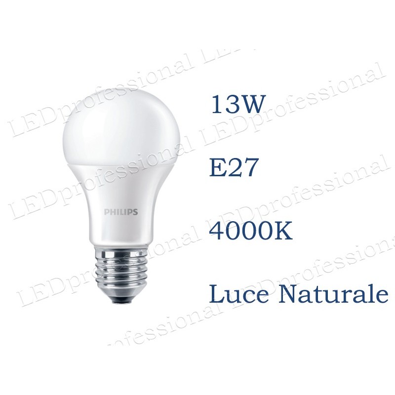 Lampadina a LED Goccia e27 13w uguale a 100W luce naturale - prezzo scontato