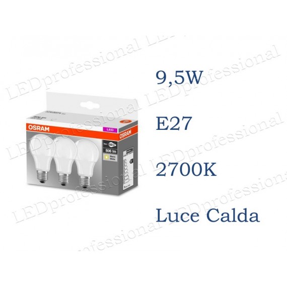 Osram LED E27 9,5W 