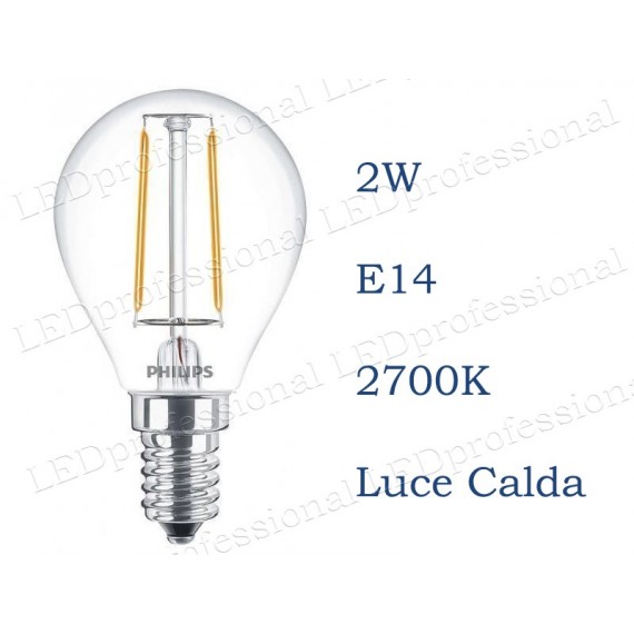 Philips Classic LEDLuster E14 2W