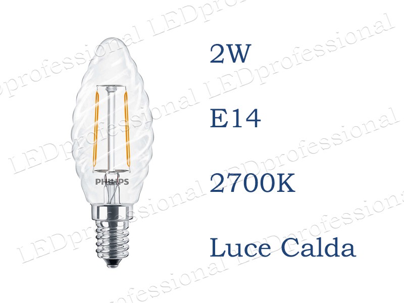 Lampadina Led T22 ideale per frigo e cappa 2W E14 180 lumen 3000K luce  calda gialla